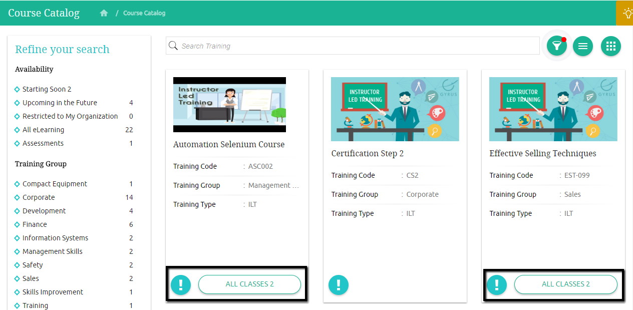 Enroll in Class